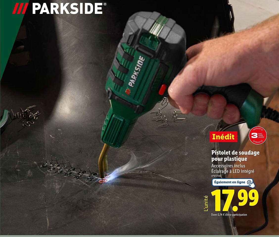 Pistolet de soudage pour plastique