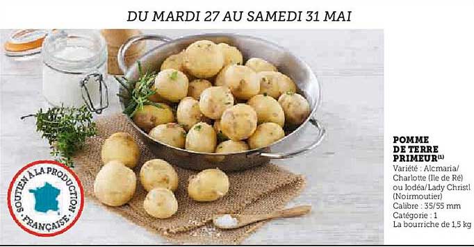 POMME DE TERRE PRIMÉUR