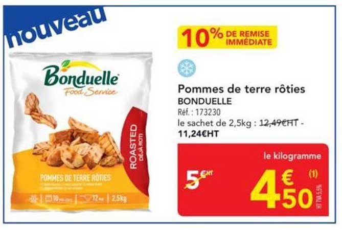 Pommes de terre rôties BONDUELLE