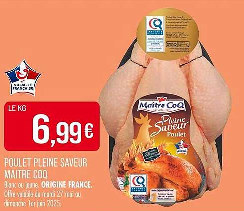 POULET PLEINE SAVEUR MAITRE COQ