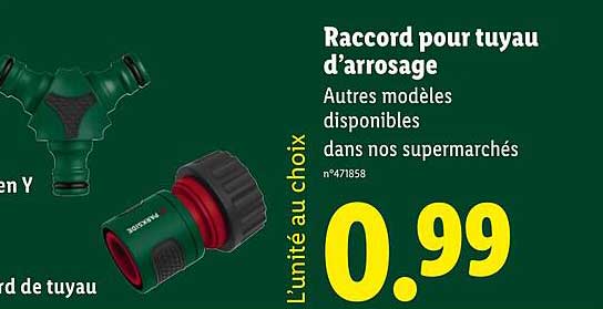 Raccord pour tuyau d’arrosage
