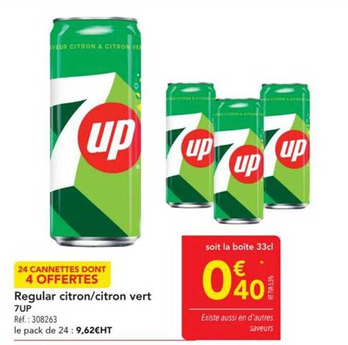 Regular citron/citron vert 7UP