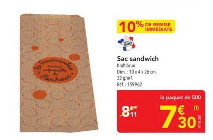 Sac sandwich