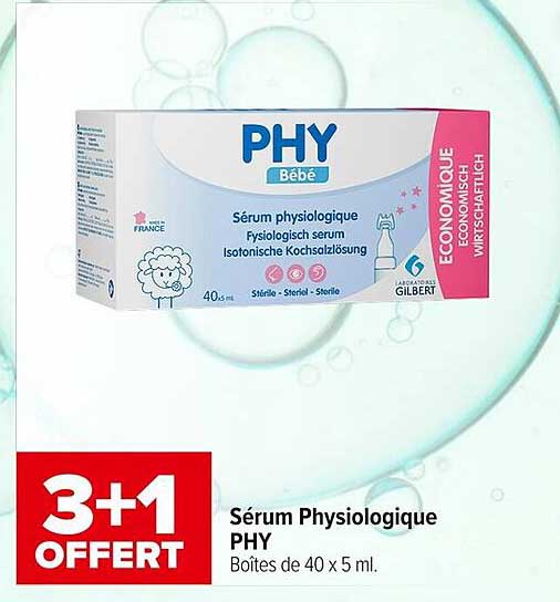 Sérum Physiologique PHY