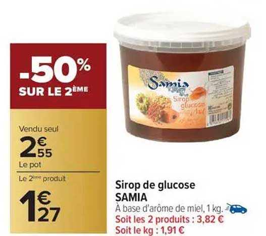 Sirop de glucose SAMIA
