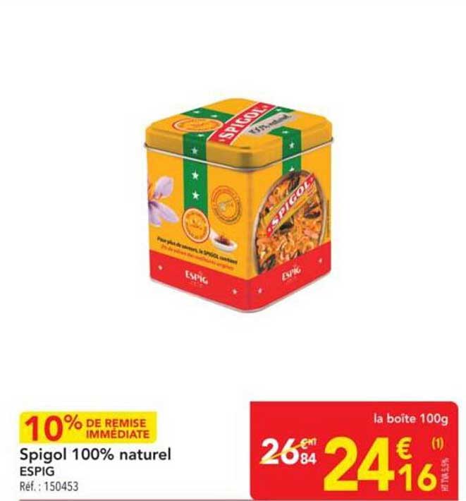 Spigol 100% naturel ESPIG