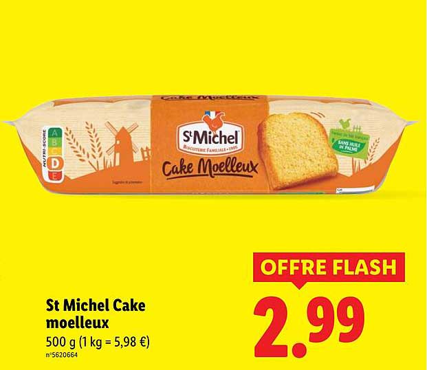 St Michel Cake moelleux