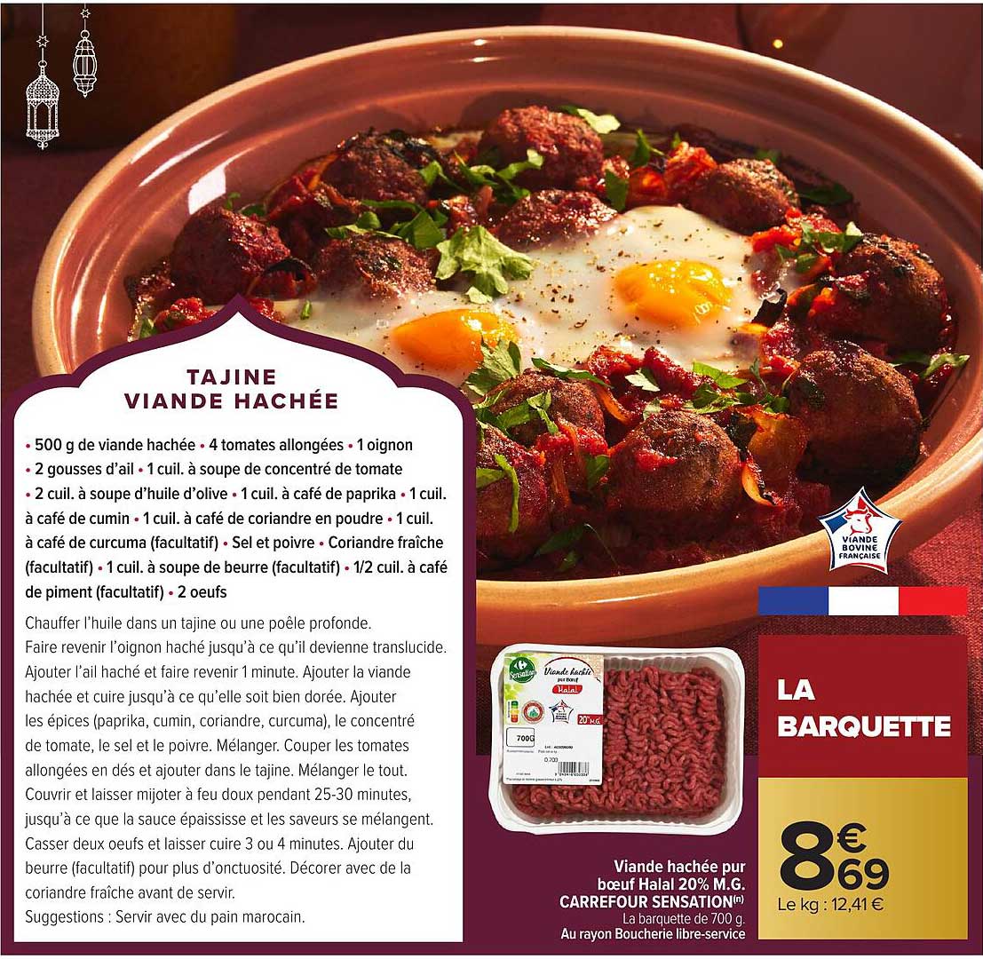 TAJINE VIANDE HACHÉE