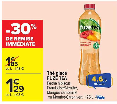 Thé glacé FUZE TEA