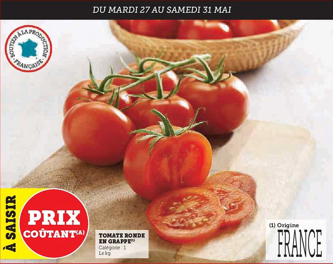 TOMATE RONDE EN GRAPPE