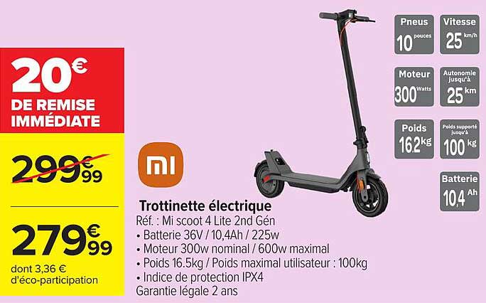 Trottinette électrique
