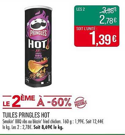 TUILLES PRINGLES HOT