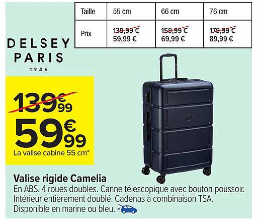 Valise rigide Camelia