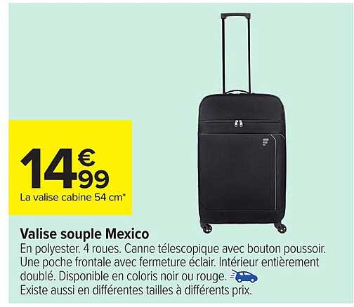 Valise souple Mexico