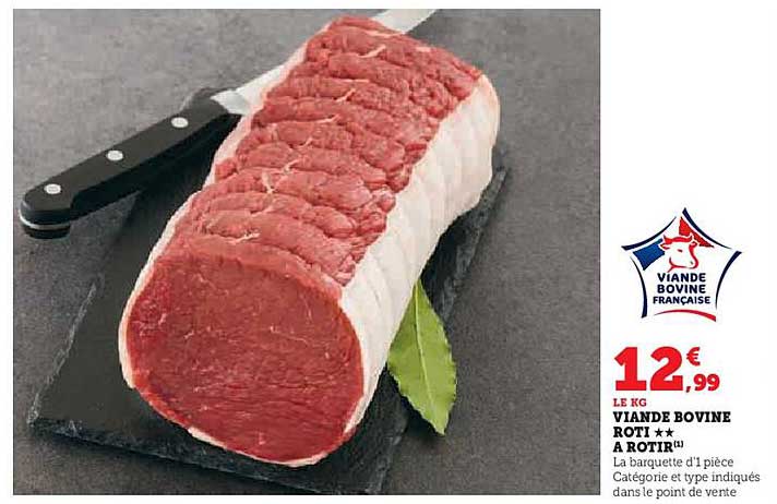 VIANDE BOVINE RÔTI ★★ À RÔTIR