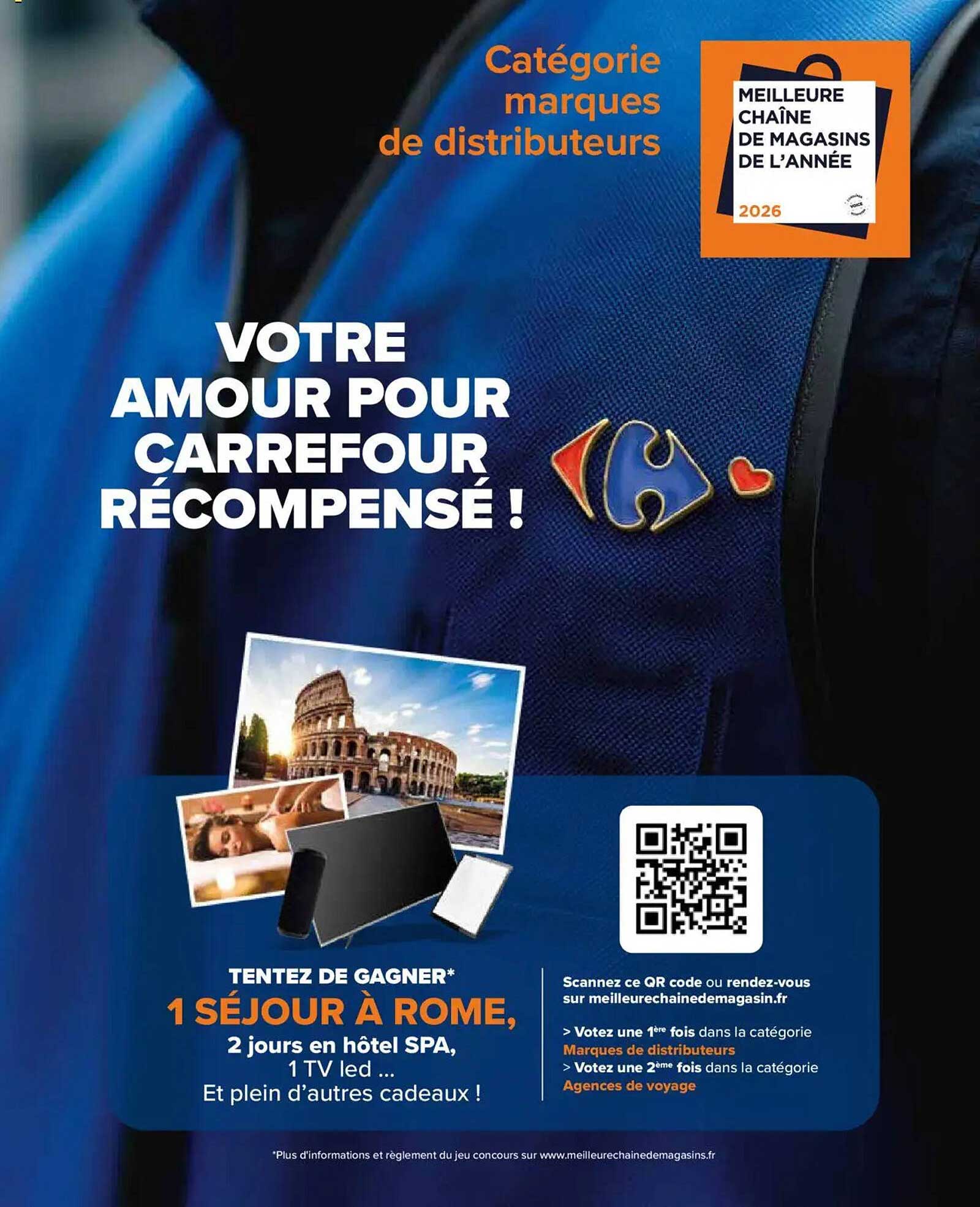 Votre amour pour Carrefour récompensé !
