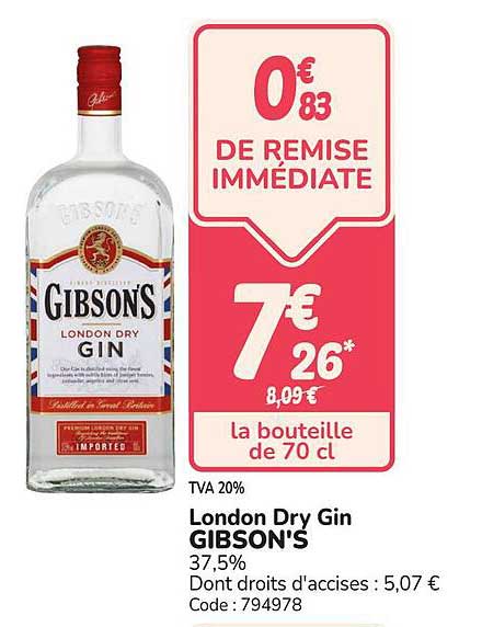 0€83 DE REMISE IMMÉDIATE
