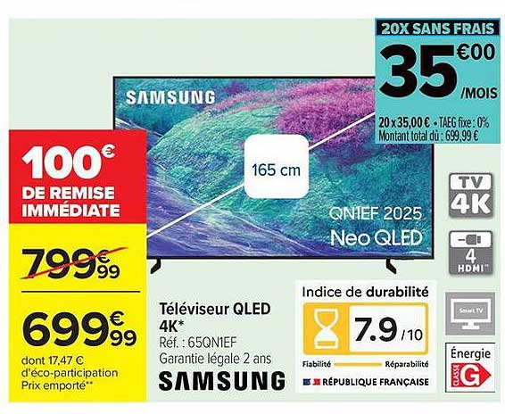 100€ DE REMISE IMMÉDIATE