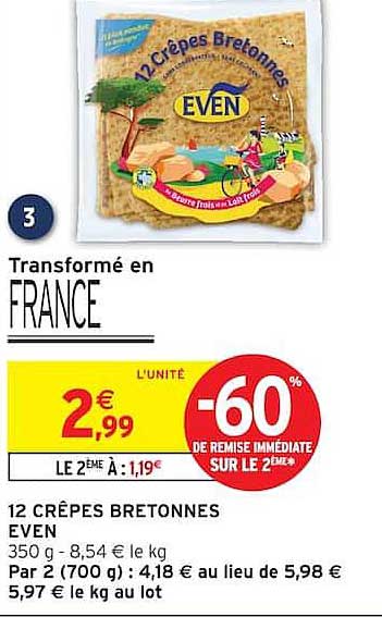 12 CRÊPES BRETONNES EVEN