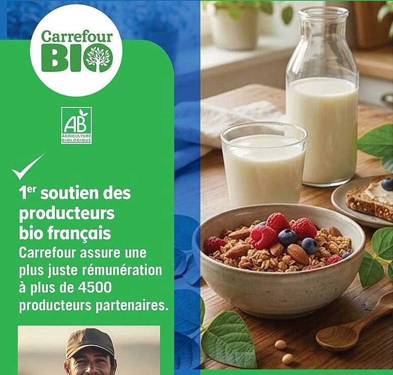 1er soutien des producteurs bio français