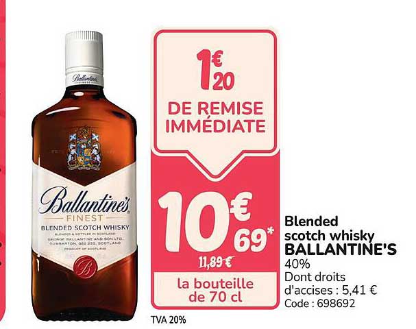 1€20 DE REMISE IMMÉDIATE