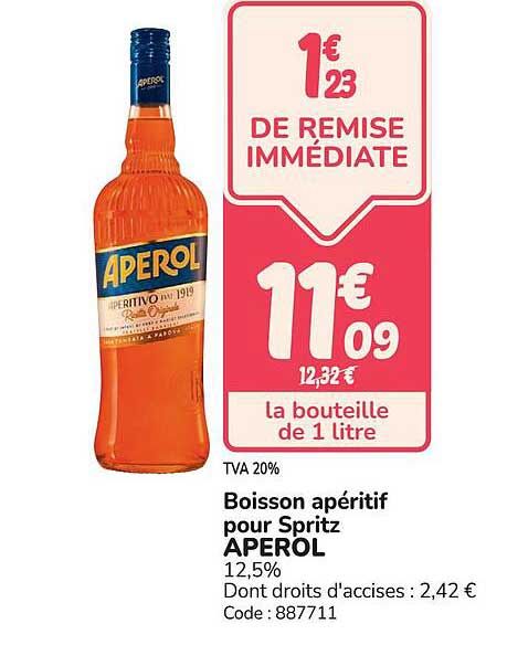 1€23 DE REMISE IMMÉDIATE