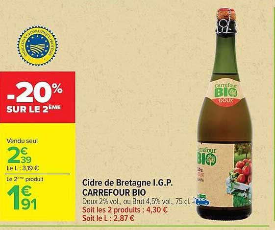 -20% SUR LE 2ÈME
