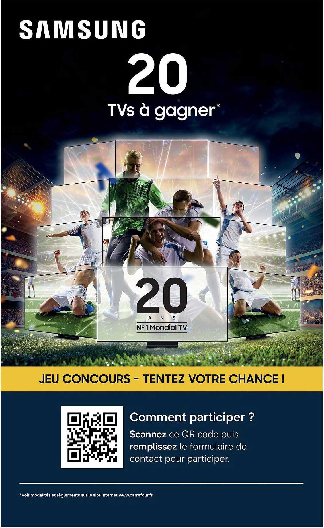 20 TVs à gagner*