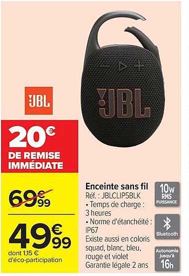 20€ DE REMISE IMMÉDIATE