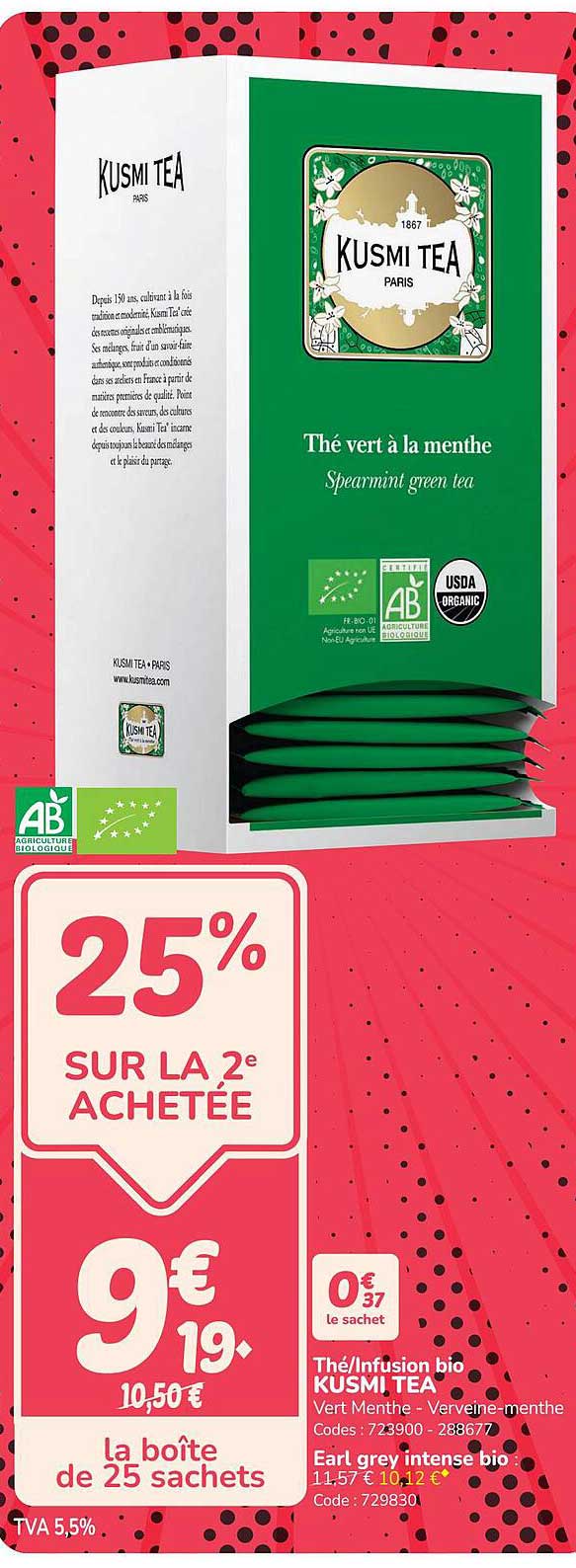 25% SUR LA 2e ACHETÉE