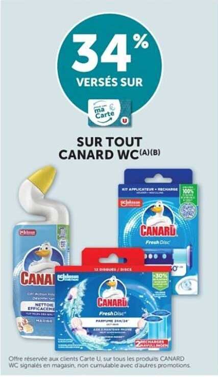 34% VERSES SUR SUR TOUT CANARD WC(A)(B)
