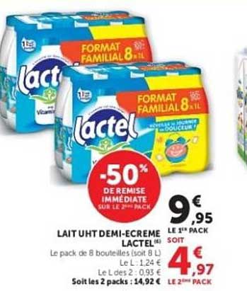 -50% DE REMISE IMMÉDIATE SUR LE 2ÈME PACK