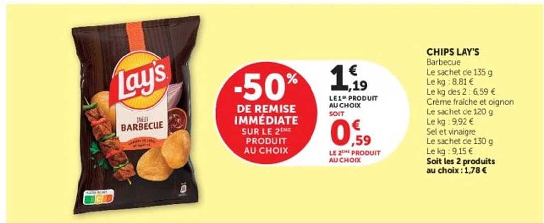 -50% DE REMISE IMMÉDIATE SUR LE 2ÈME PRODUIT AU CHOIX