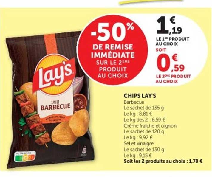 -50% DE REMISE IMMÉDIATE SUR LE 2ÈME PRODUIT AU CHOIX