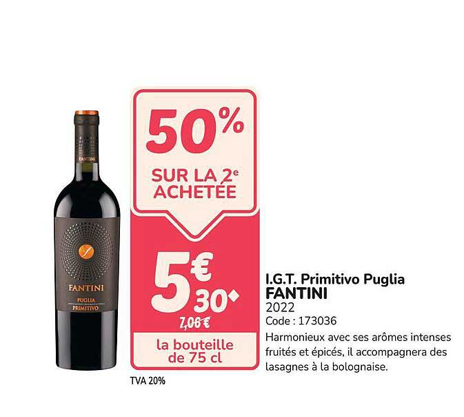 50% SUR LA 2e ACHETEE