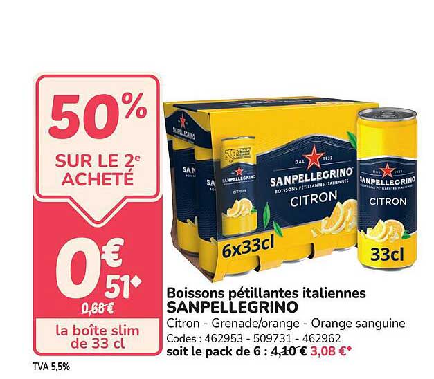 50% SUR LE 2e ACHETÉ