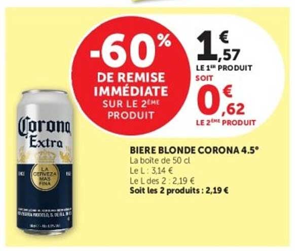 -60% DE REMISE IMMÉDIATE SUR LE 2ÈME PRODUIT