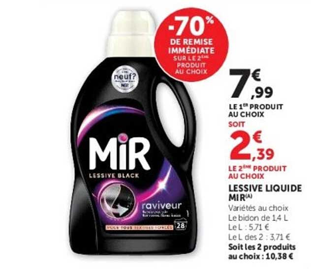 -70% DE REMISE IMMÉDIATE SUR LE 2ÈME PRODUIT AU CHOIX