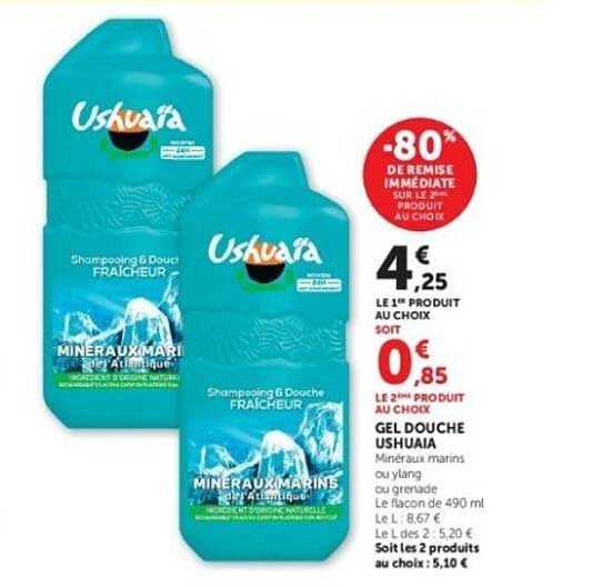 -80% DE REMISE IMMÉDIATE SUR LE 2ÈME PRODUIT AU CHOIX
