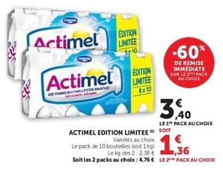 ACTIMEL EDITION LIMITEE
