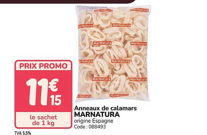 Anneaux de calamars MARNATURA