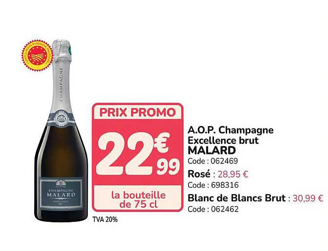 A.O.P. Champagne Excellence brut MALARD
