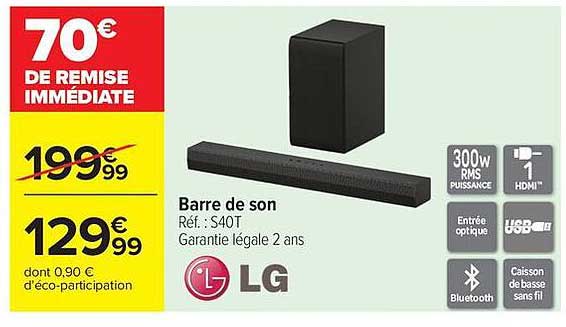 Barre de son LG