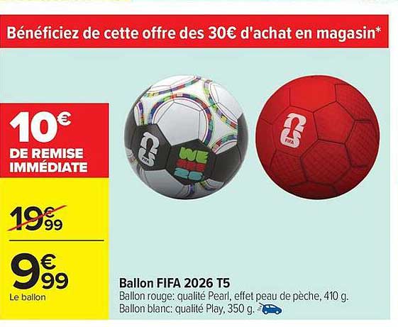 Bénéficiez de cette offre des 30€ d'achat en magasin*