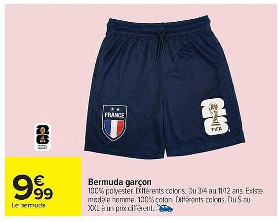 Bermuda garçon