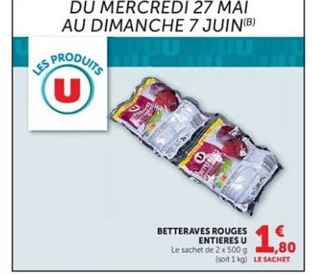 BETTERAVES ROUGES ENTIÈRES