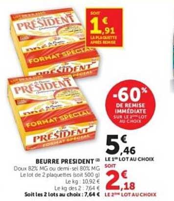 BEURRE PRESIDENT