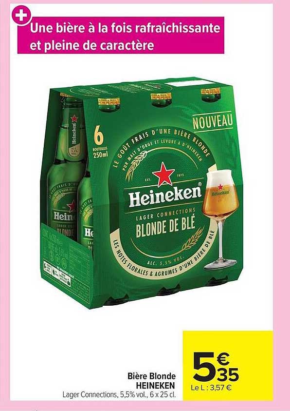 Bière Blonde HEINEKEN