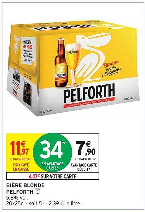 BIÈRE BLONDE PELFORTH
