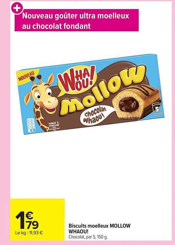 Biscuits moelleux MOLLOW WHAOU!
